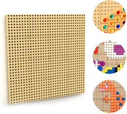 Masterkidz STEM sienas izglītojošā tāfele ar montāžas paneli 80 × 80 cm