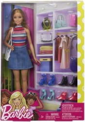 Barbie lelle ar stilīgiem apaviem un aksesuāriem