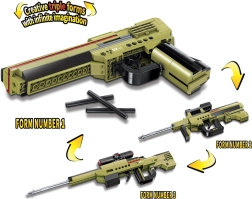Qman Konstruējamā rotaļlieta Ieroču Dilemma 3-in-1