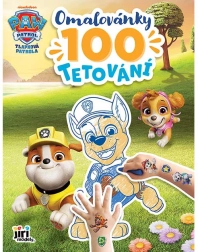 Paw Patrol Coloring Book and 100 Tattoos