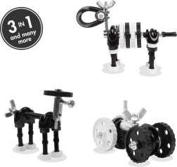 Konstruktors The OffBits ZebraBit – radošs metāla konstrukciju komplekts 3 vienā