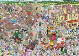 Puzle Mīlu kāzas un svinības 1000 gabaliņu