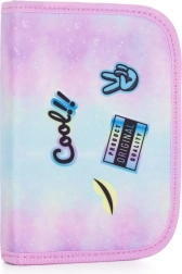 Pencil Case 1 layer, 2 flaps, empty OXY NEXT Rainbow