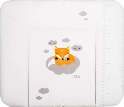Soft changing mat NEW BABY Fox 85 × 70 cm white