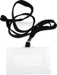 Kakla vārdiņš ar aukliņu 45 cm – melns vai tumši zils