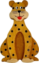 Koka magnētiņš leopards – liels