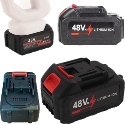 Universāla 48 V Li-ion baterija 6000 mAh akumulatora instrumentiem un dārza tehnikai