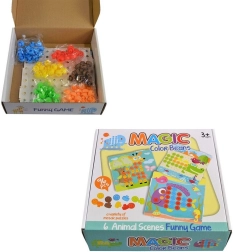 Mozaīka ar krāsainiem paraugiem, 96 gabali