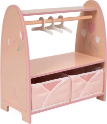 Koka drēbju pakaramais leļļu apģērbam TULIPE