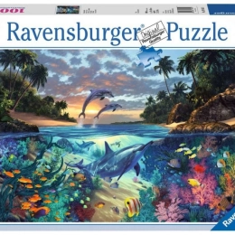 Puzle Ravensburger Koraļļu līcis, 1000 gabali