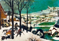 Bluebird puzzle Hunters in the Snow (Winter)