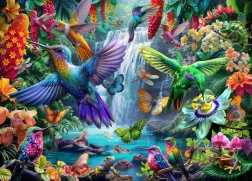 Puzle Tropiskie kolibri 500 gabali