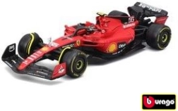 Metāla modelis BBURAGO 1:43 FERRARI F1 SF-23 (2023) Carlos Sainz ar braucēja figūriņu
