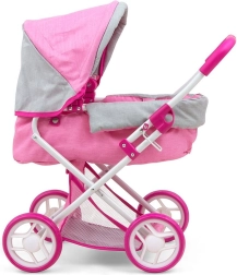 Bērnu ratiņi lellēm MILLY MALLY Alice Prestige Pink