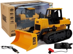 RC buldozers ar kāpurķēdēm, vadāms ar roku žestiem 2,4 GHz 1:28