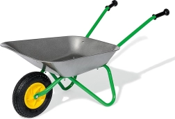 Bērnu metāla ķerra Rolly Toys, pelēka