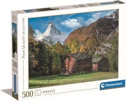 Puzle 500 gabali krāšņais Matterhorn – CLEMENTONI