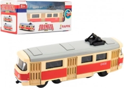 Tramvajs Tatra T3 čehu metāla retro modelis