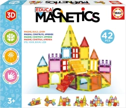 Magnētiskā būvkomplekts EDUCA Magnetics, 42 detaļas