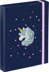 A5 BAAGL Unicorn Gold skolas burtnīcu vāki