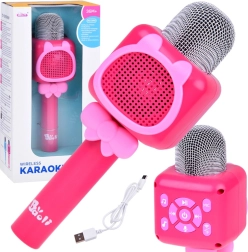 Bezvadu bērnu karaoke mikrofons ar ierakstīšanu un Bluetooth
