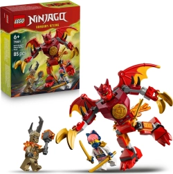 LEGO NINJAGO Kai kaujas komplekts ar pūķa mehānisko bruņutērpu