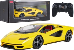 Rastar tālvadības Lamborghini Countach LPI 800-4 modelis, dzeltens, 1:16