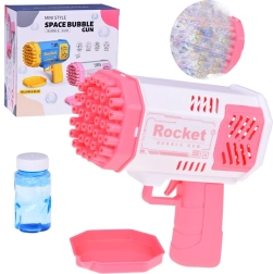 Bērnu burbuļu pistole ar gaismu un šķidrumu