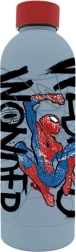 Nerūsējošā tērauda pudele ar 3D SPIDERMAN apdruku 500 ml