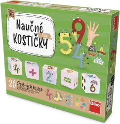 Dino koka skaitļu klucīši – 20 gab.