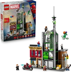 LEGO Marvel Spider-Man and Oscorp – city scene with minifigures
