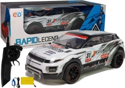 Tālvadības sacīkšu auto 1:10 balts