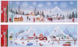 Logu dekorācija Ziemassvētkiem 59,5 × 21 cm