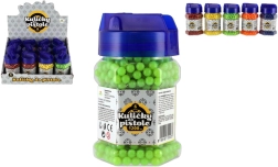 Plastmasas lodītes bērnu rotaļu pistolei 6 mm, 1200 gab., krāsu mikss