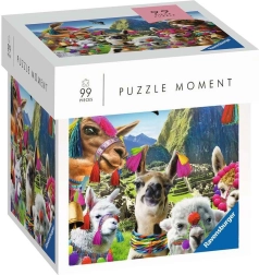 Ravensburger Puzzle Moment – lama, 99 detaļas