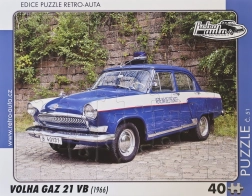 Puzle Retro automašīnas Volha GAZ 21 VB 40 gabaliņi