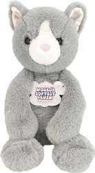 Plush Gray Kitten 40 cm