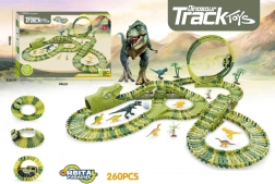 Dinozauru autodrāma ar auto, 260 detaļas