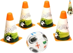 Children's football training set with ball and cones