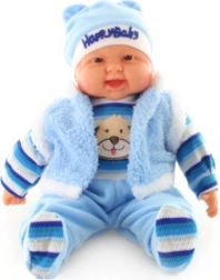 Liela lelle bēbītis – puisītis ar suni