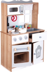 Wooden Children's Kitchen Set with Accessories by Ecotoys