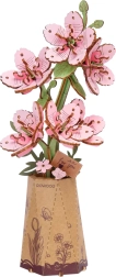 Koka 3D Sakura pušķis – komplekts bez līmes