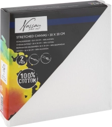 Gleznošanas audekli 20 × 20 cm no kokvilnas