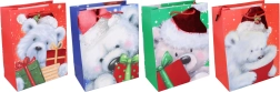 Ziemassvētku dāvanu maisiņš M 26 × 32 × 10 cm