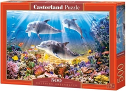 Puzle 500 gab. Dolphins Underwater