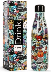 Urban Thermo Bottle with Graffiti Design