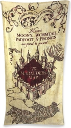 Harry Potter dvielis Poberta plāns 75 × 150 cm, kokvilna