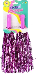 Rozā čīrlīderu pomponi bērniem (pāris)