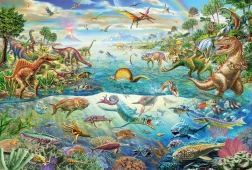 Pu zle Dinozauru pasaule 200 detaļas SCHMIDT