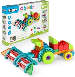 Engino Qboidz traktors – būvniecības komplekts bērniem, 10 modeļi